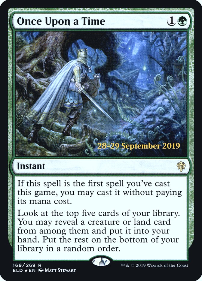 Once Upon a Time  [Throne of Eldraine Prerelease Promos] | GnG Games