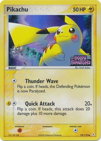 Pikachu (78/110) (Stamped) [EX: Holon Phantoms] | GnG Games