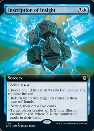 Inscription of Insight (Extended Art) [Zendikar Rising] | GnG Games