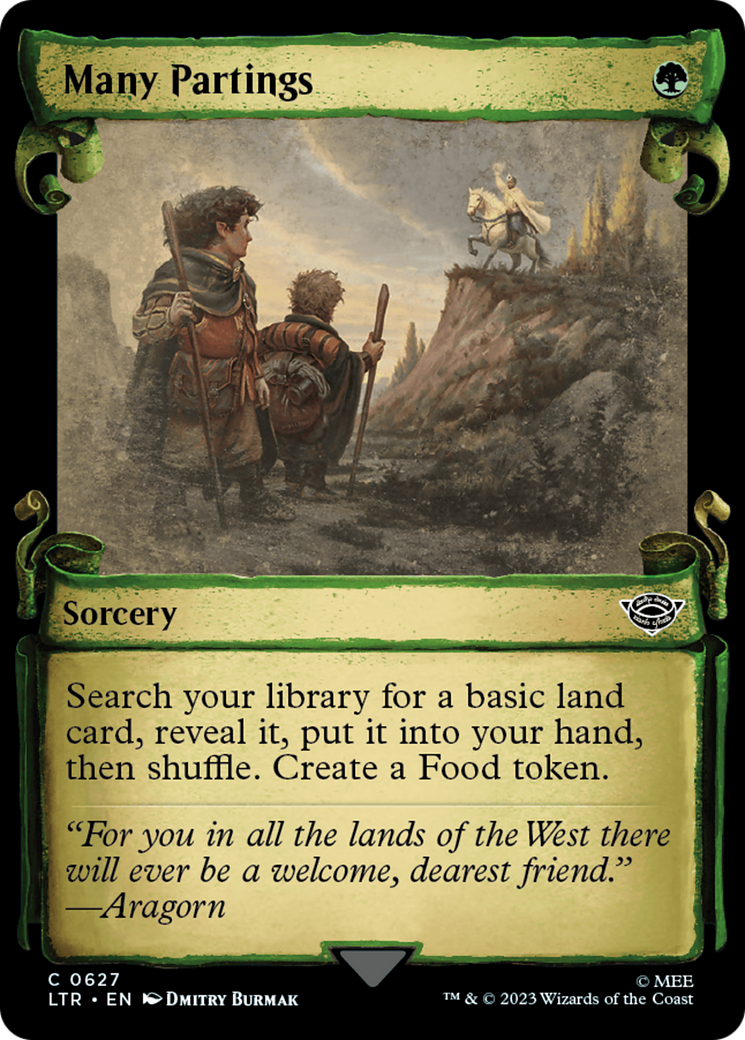 Many Partings [The Lord of the Rings: Tales of Middle-Earth Showcase Scrolls] | GnG Games