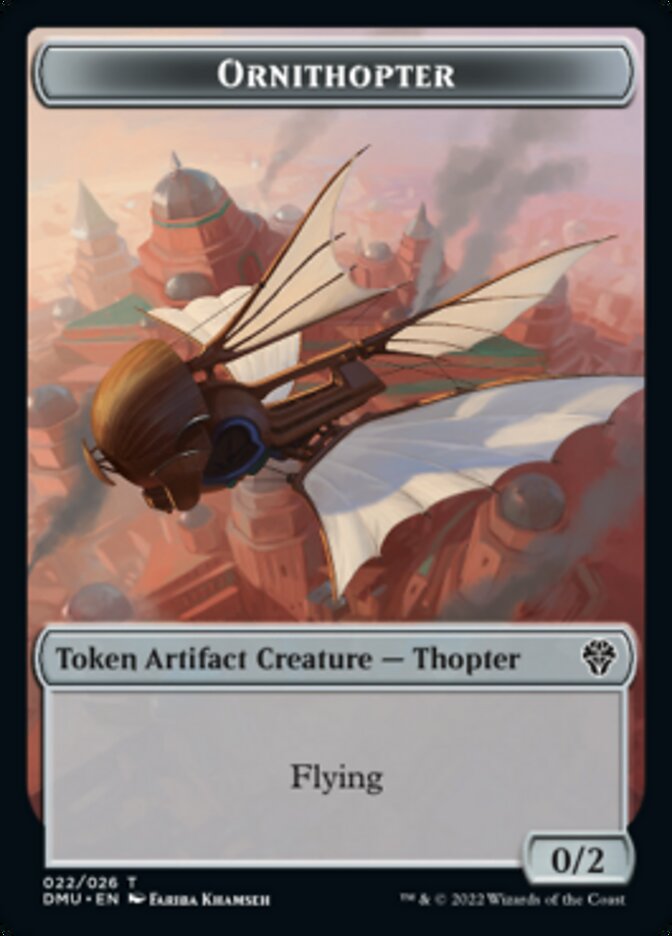 Ornithopter Token [Dominaria United Tokens] | GnG Games