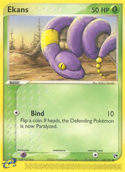 Ekans (64/100) [EX: Sandstorm] | GnG Games