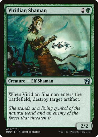 Viridian Shaman [Duel Decks: Elves vs. Inventors] | GnG Games