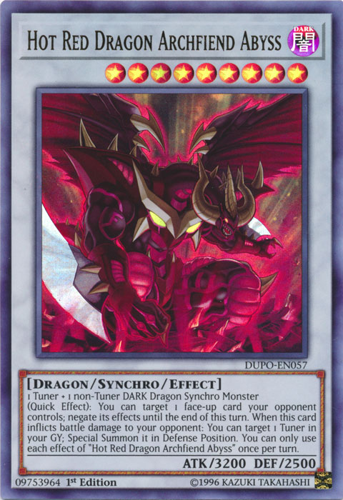 Hot Red Dragon Archfiend Abyss [DUPO-EN057] Ultra Rare | GnG Games