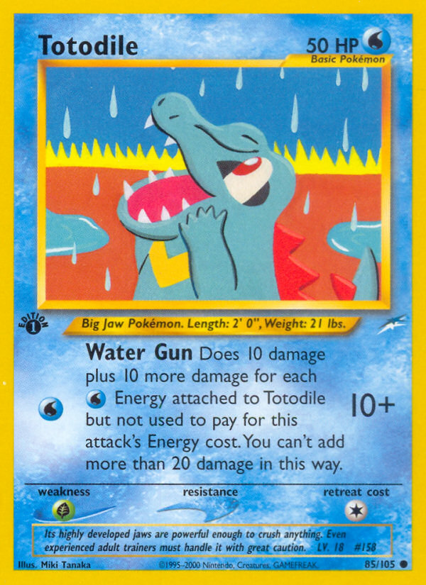 Totodile (85/105) [Neo Destiny 1st Edition] | GnG Games