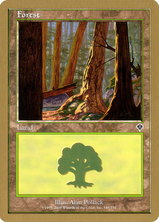 Forest (jt348a) (Jan Tomcani) [World Championship Decks 2001] | GnG Games