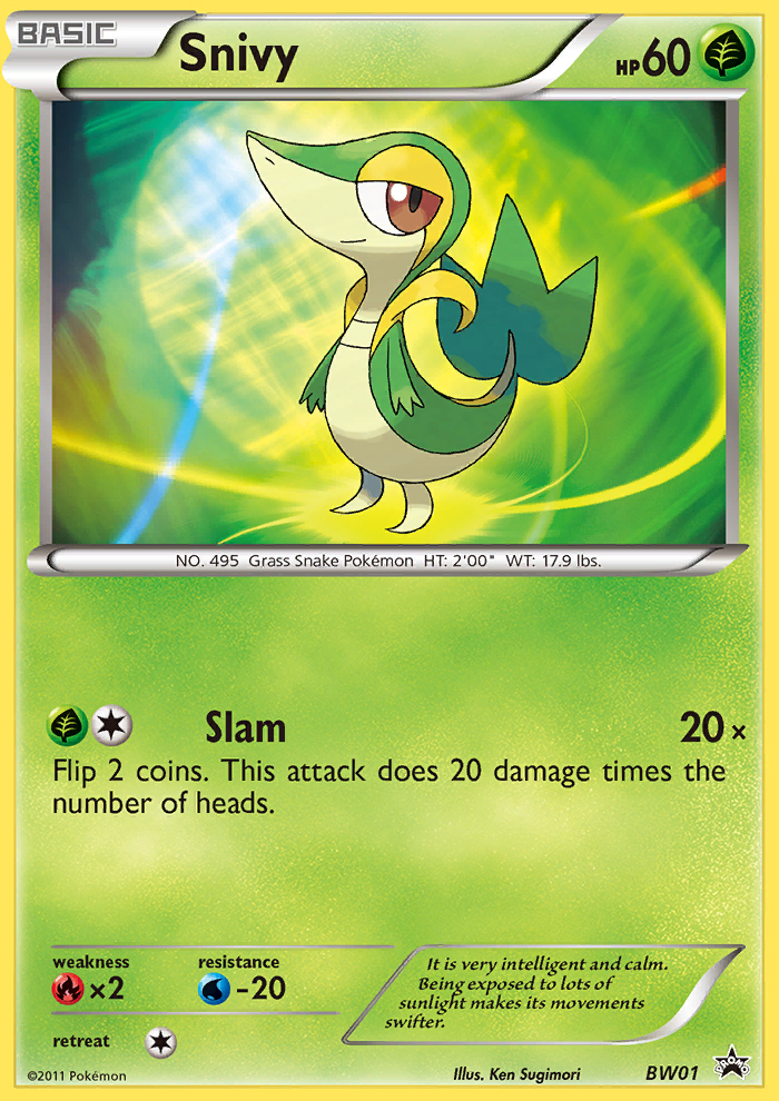 Snivy (BW01) [Black & White: Black Star Promos] | GnG Games