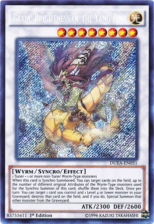 Baxia, Brightness of the Yang Zing [DUEA-EN051] Secret Rare | GnG Games