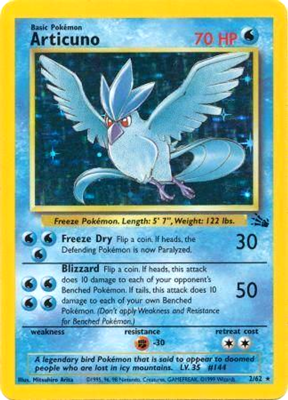 Articuno (2/62) [Fossil Unlimited] | GnG Games