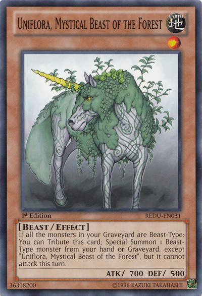 Uniflora, Mystical Beast of the Forest [REDU-EN031] Common | GnG Games