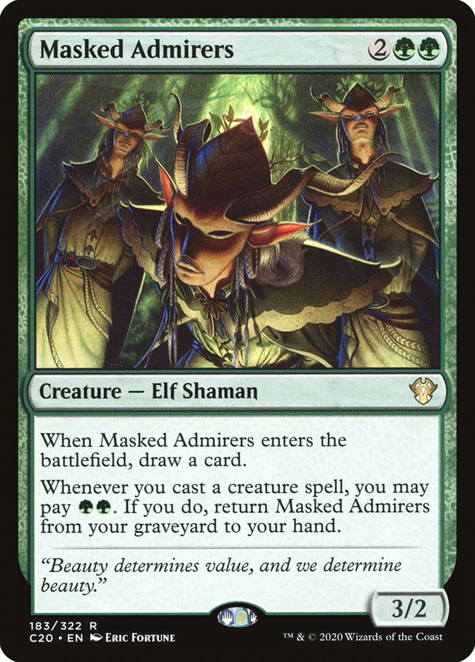 Masked Admirers [Commander 2020] | GnG Games