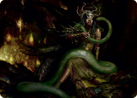 Saryth, the Viper's Fang Art Card [Innistrad: Midnight Hunt Art Series] | GnG Games