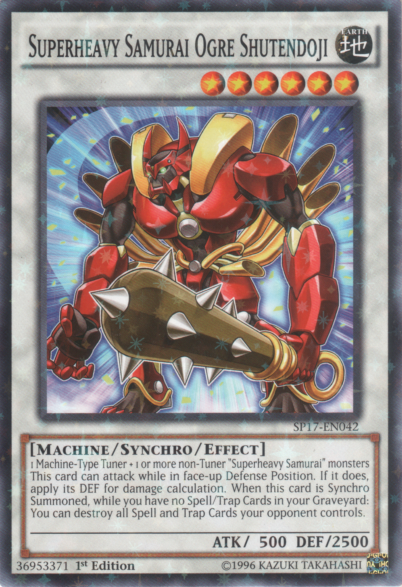 Superheavy Samurai Ogre Shutendoji (Starfoil) [SP17-EN042] Starfoil Rare | GnG Games