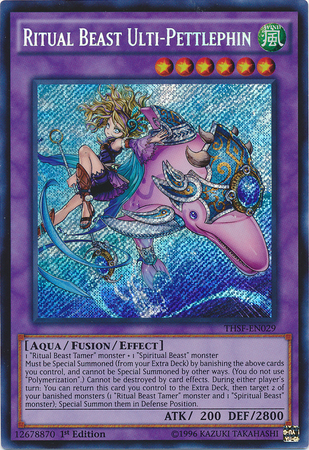 Ritual Beast Ulti-Pettlephin [THSF-EN029] Secret Rare | GnG Games