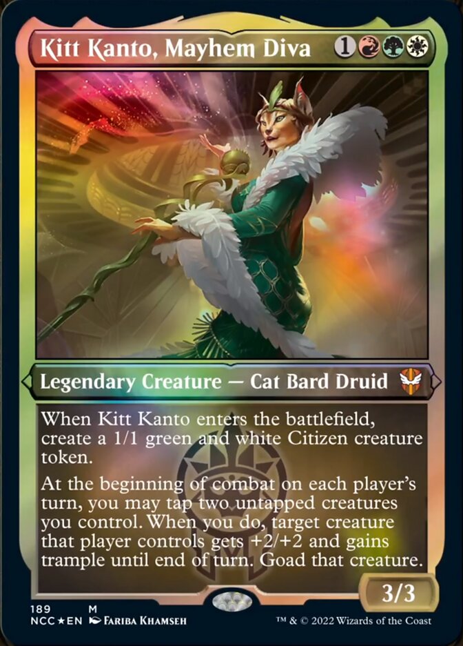 Kitt Kanto, Mayhem Diva (Display Commander) [Streets of New Capenna Commander] | GnG Games