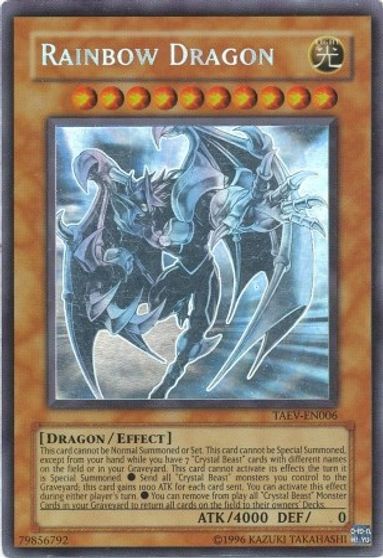 Rainbow Dragon (Chaos Neos Misprint) [TAEV-EN006] Ghost Rare | GnG Games