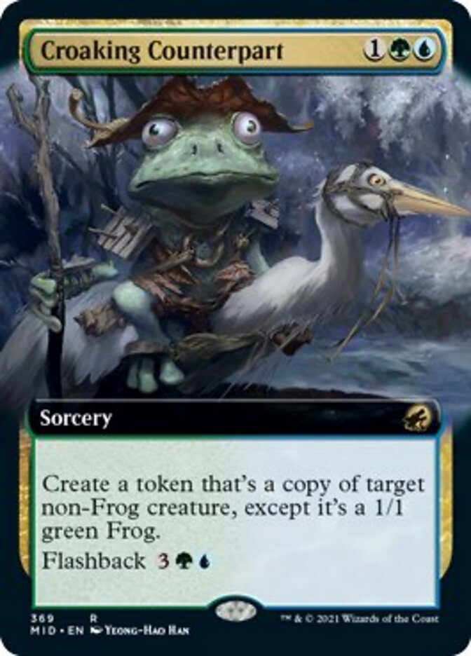 Croaking Counterpart (Extended) [Innistrad: Midnight Hunt] | GnG Games