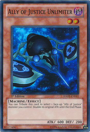 Ally of Justice Unlimiter [HA02-EN051] Super Rare | GnG Games