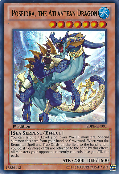 Poseidra, the Atlantean Dragon [SDRE-EN001] Ultra Rare | GnG Games