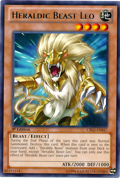 Heraldic Beast Leo [CBLZ-EN017] Rare | GnG Games