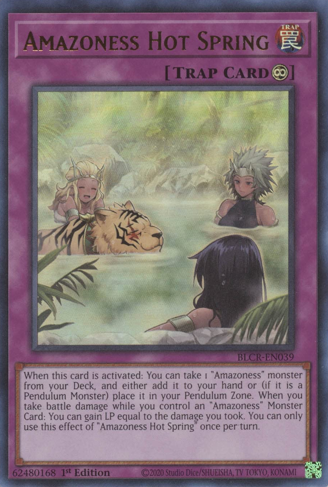 Amazoness Hot Spring [BLCR-EN039] Ultra Rare | GnG Games