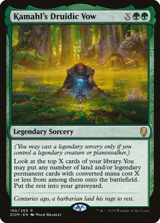 Kamahl's Druidic Vow [Dominaria] | GnG Games