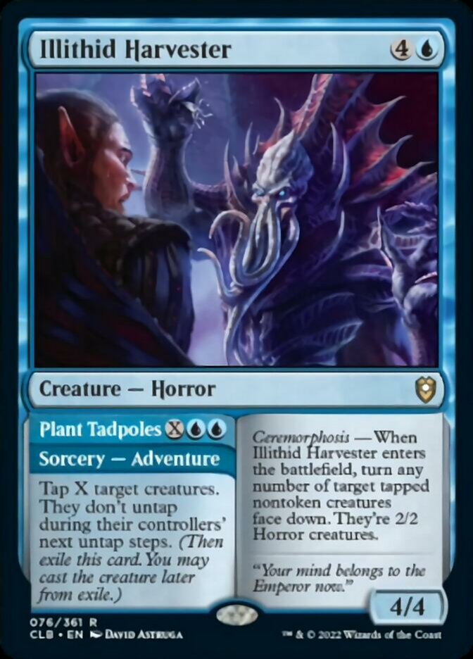 Illithid Harvester // Plant Tadpoles [Commander Legends: Battle for Baldur's Gate] | GnG Games