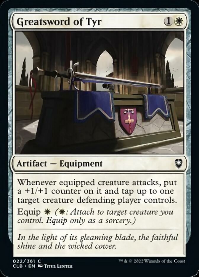 Greatsword of Tyr [Commander Legends: Battle for Baldur's Gate] | GnG Games