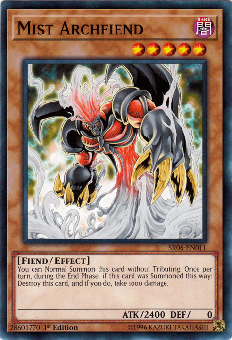 Mist Archfiend [SR06-EN011] Common | GnG Games