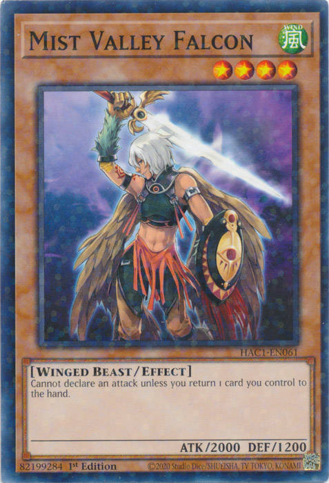 Mist Valley Falcon (Duel Terminal) [HAC1-EN061] Common | GnG Games