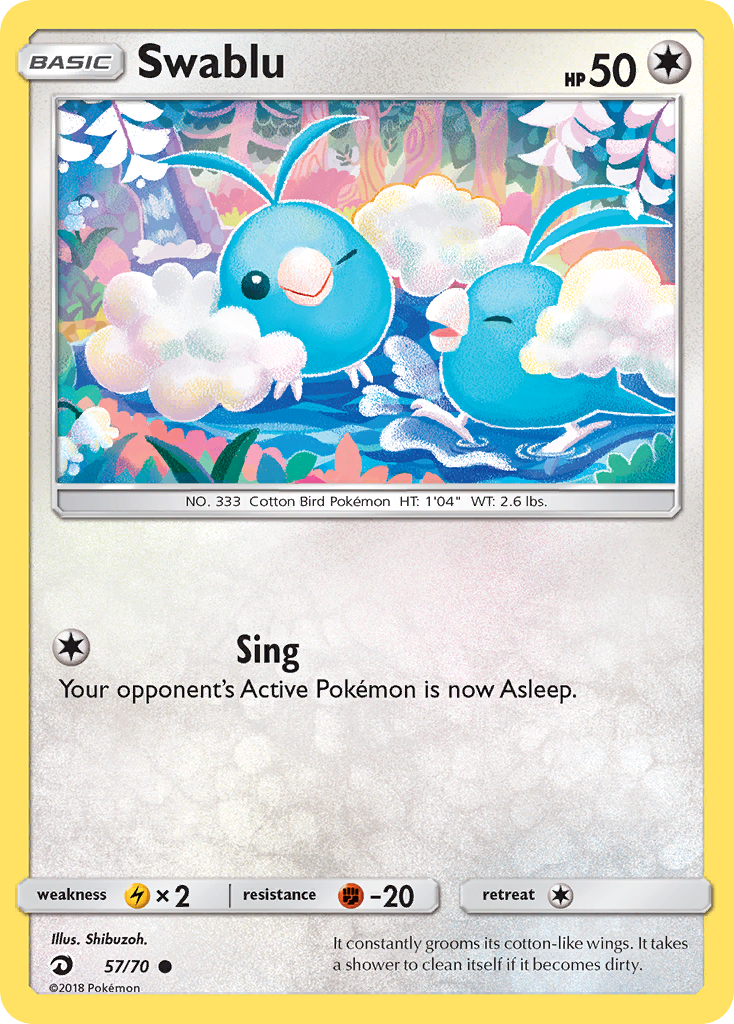 Swablu (57/70) [Sun & Moon: Dragon Majesty] | GnG Games