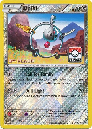 Klefki (66/119) (League Promo 3rd Place) [XY: Phantom Forces] | GnG Games