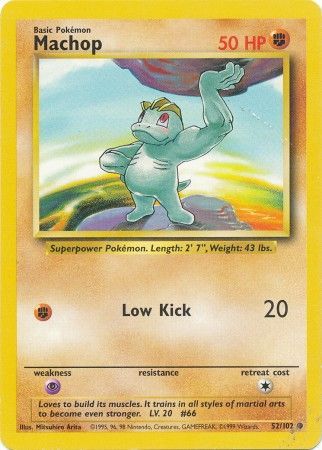 Machop (52/102) [Base Set Unlimited] | GnG Games