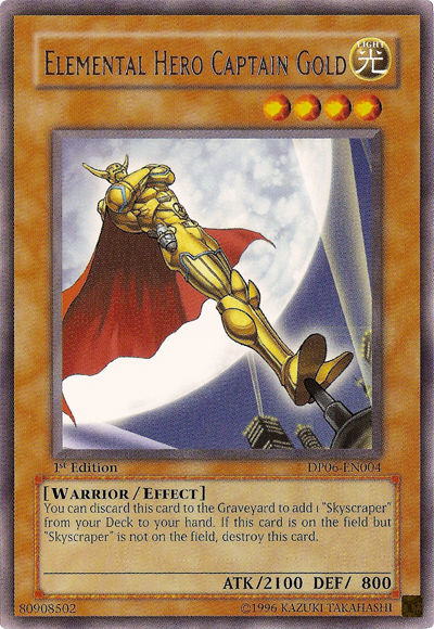 Elemental Hero Captain Gold [DP06-EN004] Rare | GnG Games