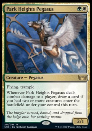 Park Heights Pegasus (Promo Pack) [Streets of New Capenna Promos] | GnG Games