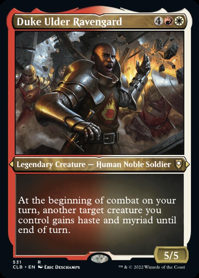 Duke Ulder Ravengard (Foil Etched) [Commander Legends: Battle for Baldur's Gate] | GnG Games