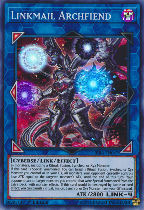 Linkmail Archfiend [RIRA-EN047] Super Rare | GnG Games