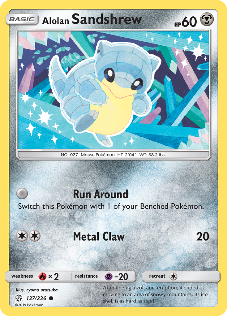 Alolan Sandshrew (137/236) [Sun & Moon: Cosmic Eclipse] | GnG Games