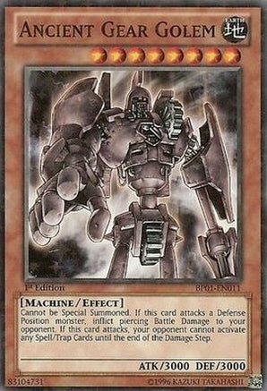 Ancient Gear Golem [BP01-EN011] Starfoil Rare | GnG Games