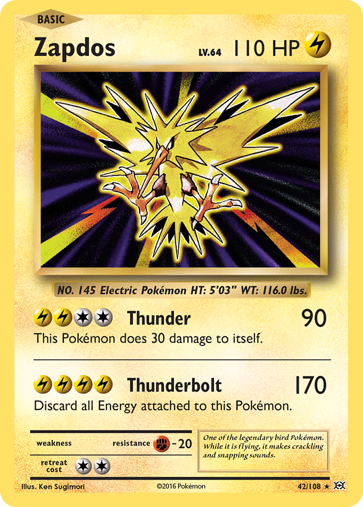 Zapdos (42/108) [XY: Evolutions] | GnG Games