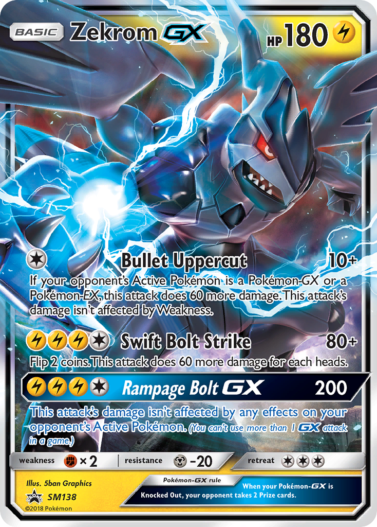 Zekrom GX (SM138) [Sun & Moon: Black Star Promos] | GnG Games