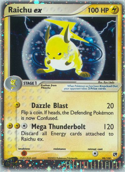 Raichu ex (98/100) [EX: Sandstorm] | GnG Games