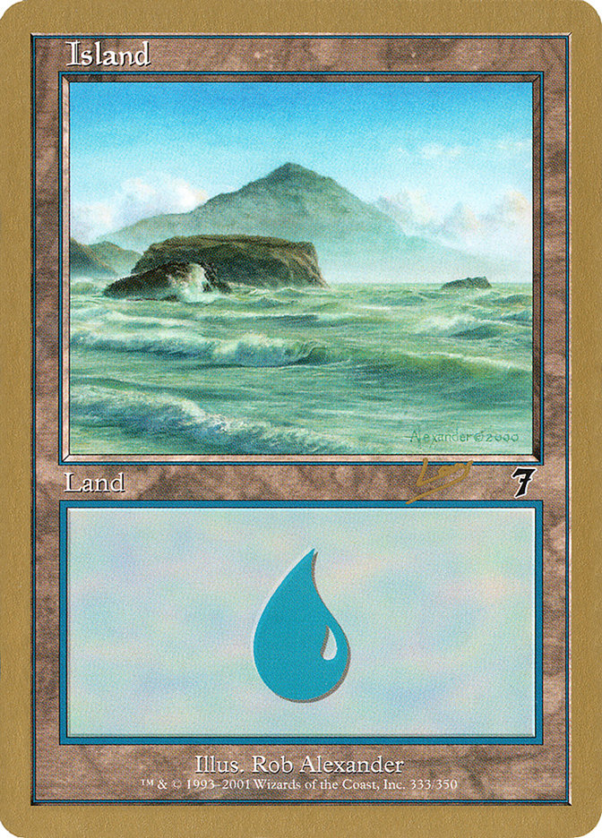 Island (333) (Raphael Levy) [World Championship Decks 2002] | GnG Games