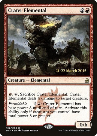 Crater Elemental [Dragons of Tarkir Promos] | GnG Games