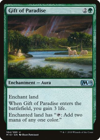 Gift of Paradise [Core Set 2019] | GnG Games