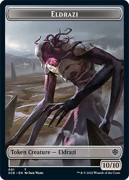 Eldrazi // Soldier Double-Sided Token [Starter Commander Decks] | GnG Games