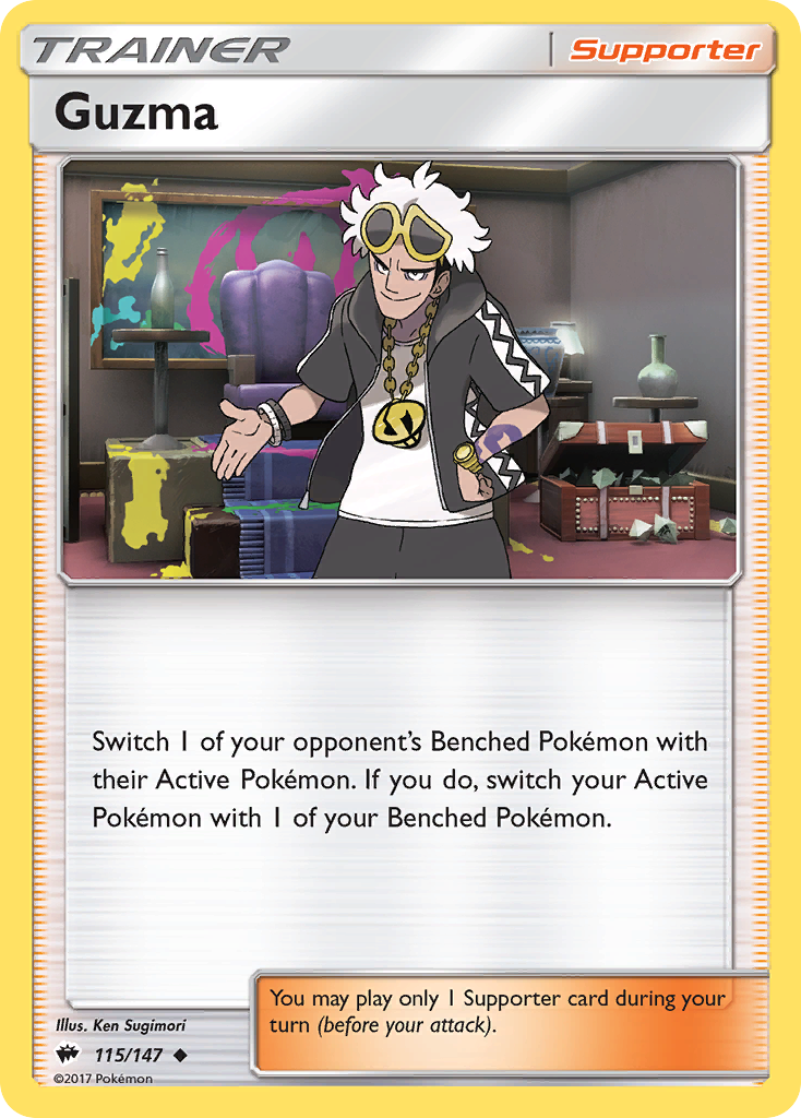 Guzma (115/147) [Sun & Moon: Burning Shadows] | GnG Games