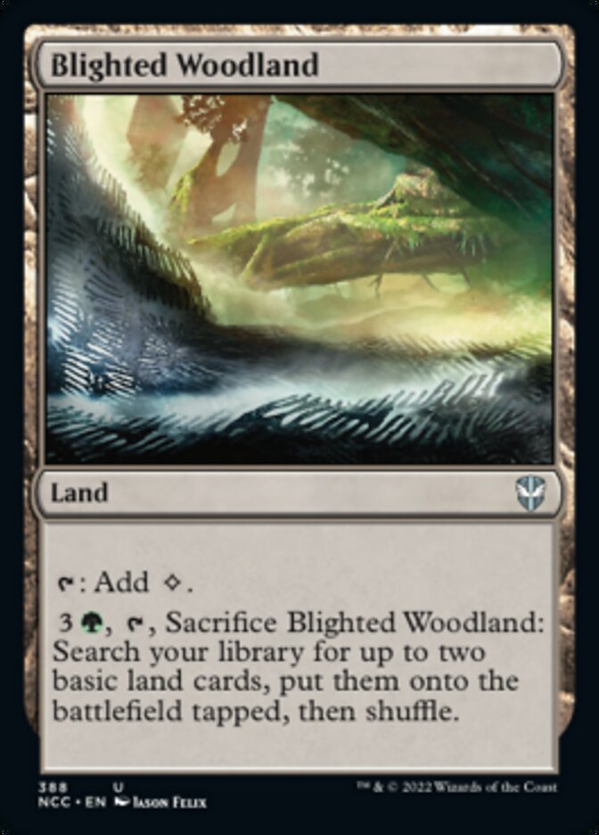 Blighted Woodland [Streets of New Capenna Commander] | GnG Games