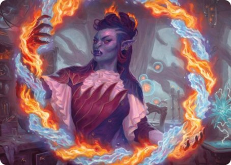 Rootha, Mercurial Artist Art Card [Strixhaven: School of Mages Art Series] | GnG Games