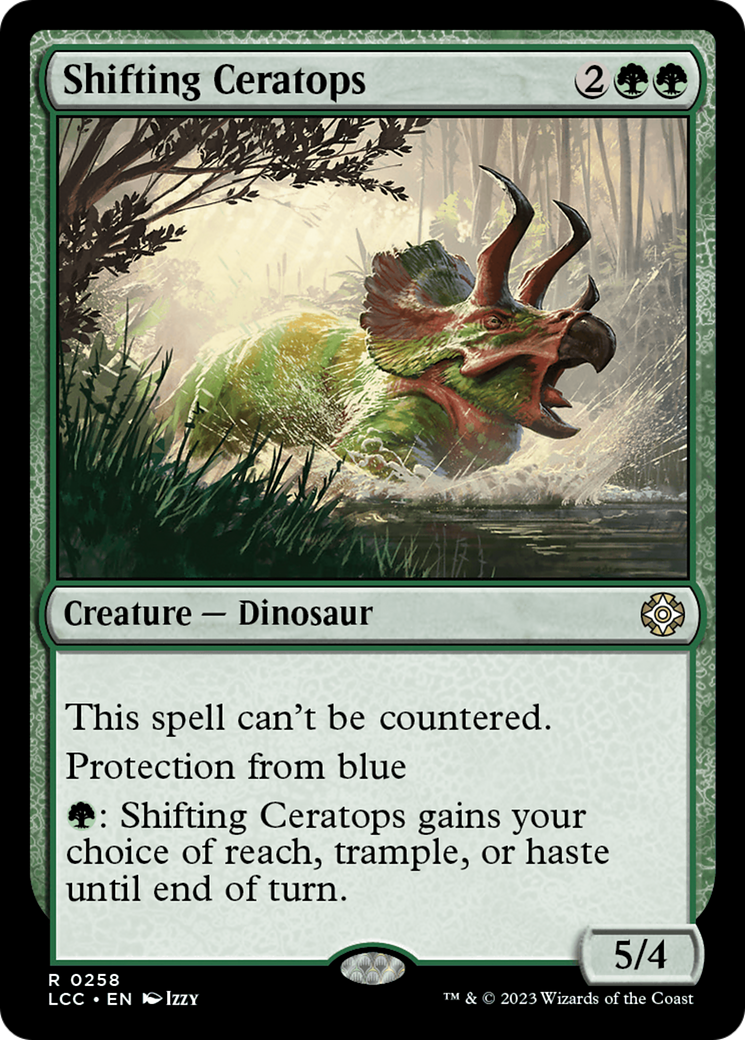 Shifting Ceratops [The Lost Caverns of Ixalan Commander] | GnG Games